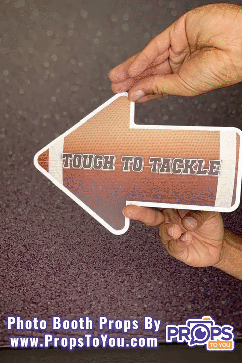 BUNDLE: Football 5 Double-Sided Photo Booth Props