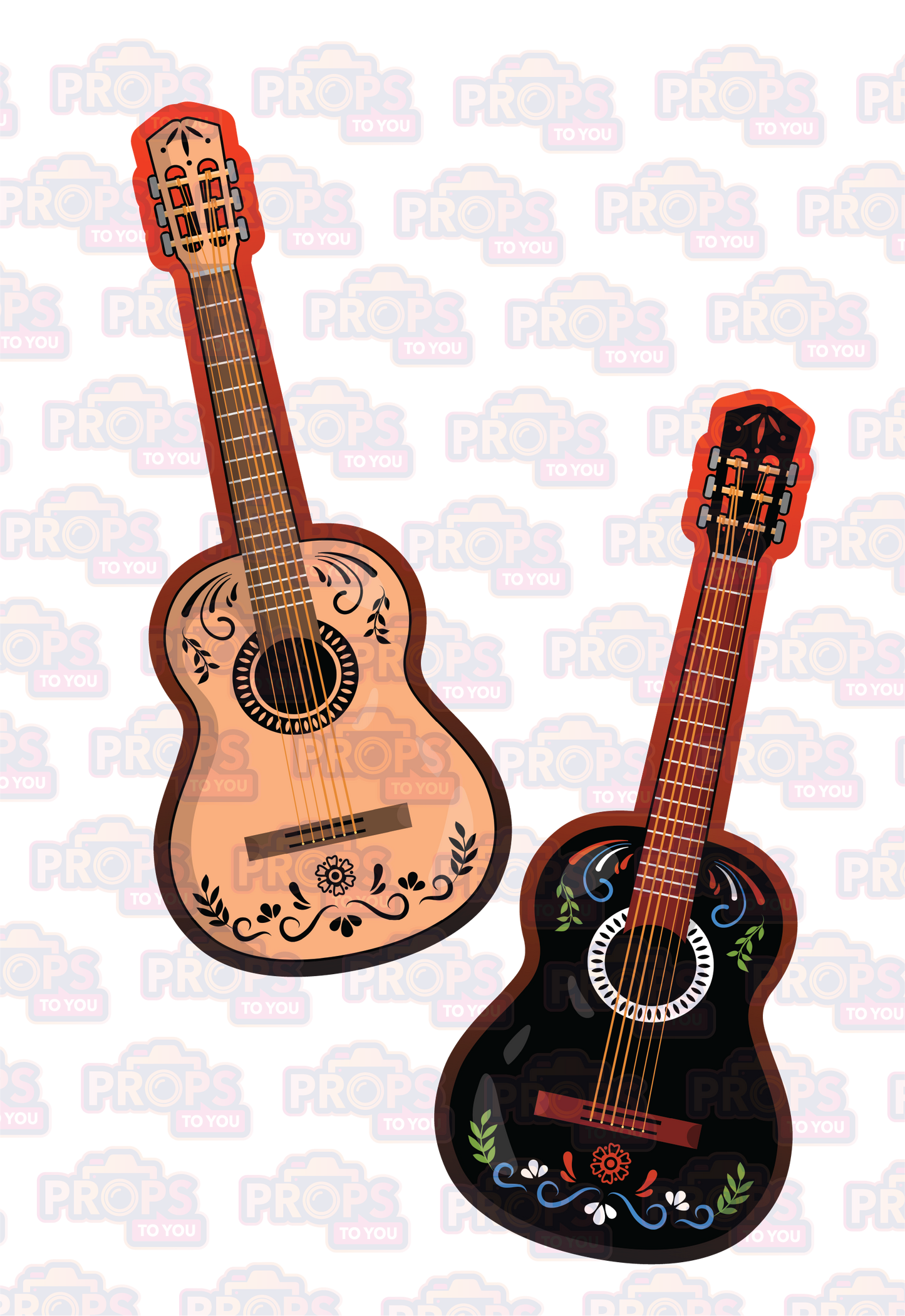 BIG Props: Texas! Western Guitar Photo Booth Prop