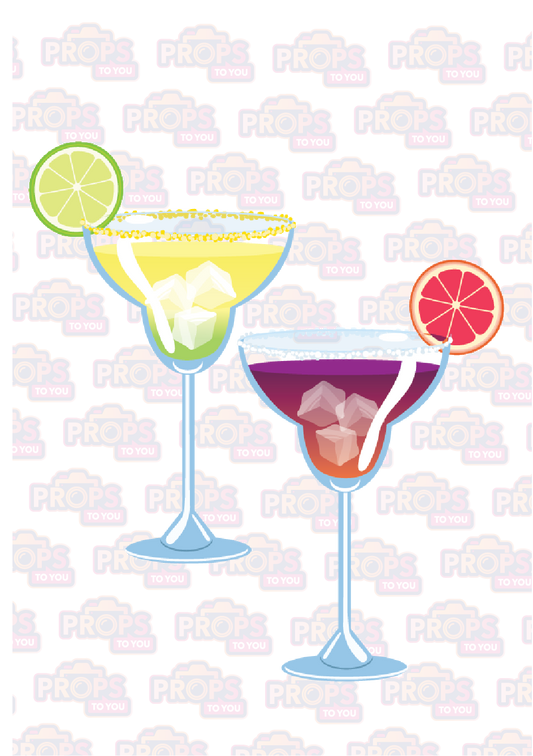 BIG Props: Cocktails! Martini/Cosmopolitan Photo Booth Prop