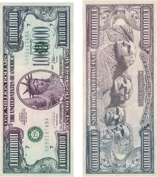 Big Props: Money! Million Dollar Bill