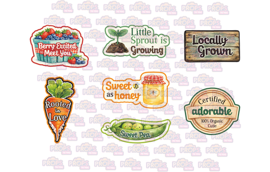 BUNDLE:  Baby Shower Farmers Market Theme!