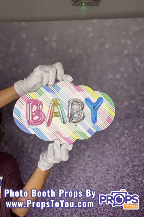 BUNDLE! Baby Shower: Generic - 5 Double-Sided Photo Booth Props