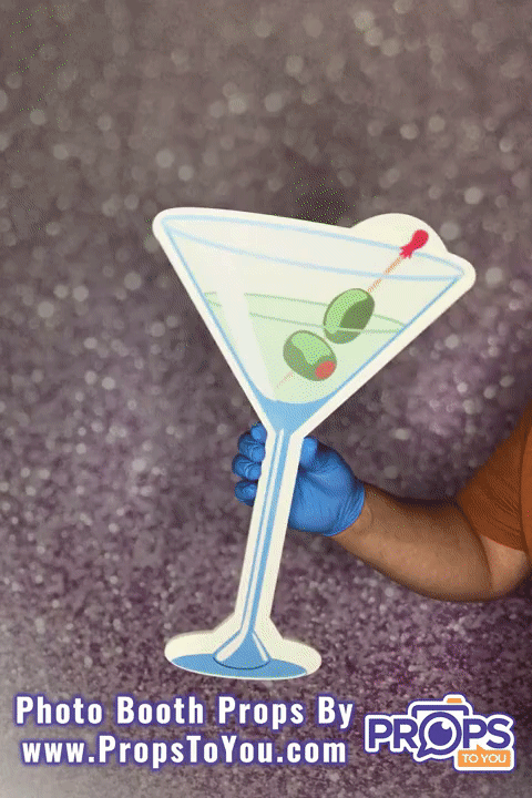 BIG Props: Cocktails! Martini/Cosmopolitan Photo Booth Prop