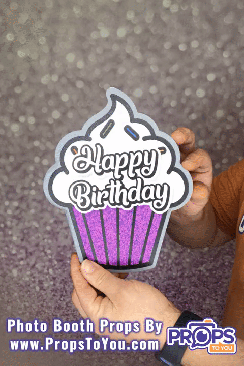 BUNDLE! Birthday Bundle - 5 Double-Sided Photo Booth Props