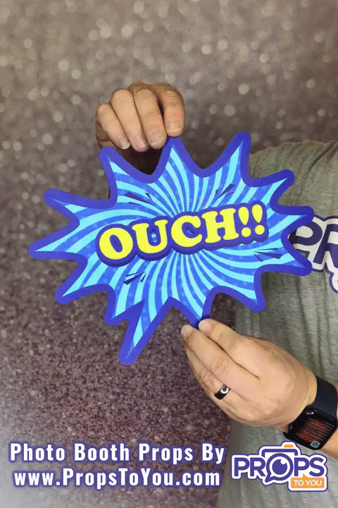 BUNDLE! Neon Speech Bubbles - 5 Double-Sided Photo Booth Props
