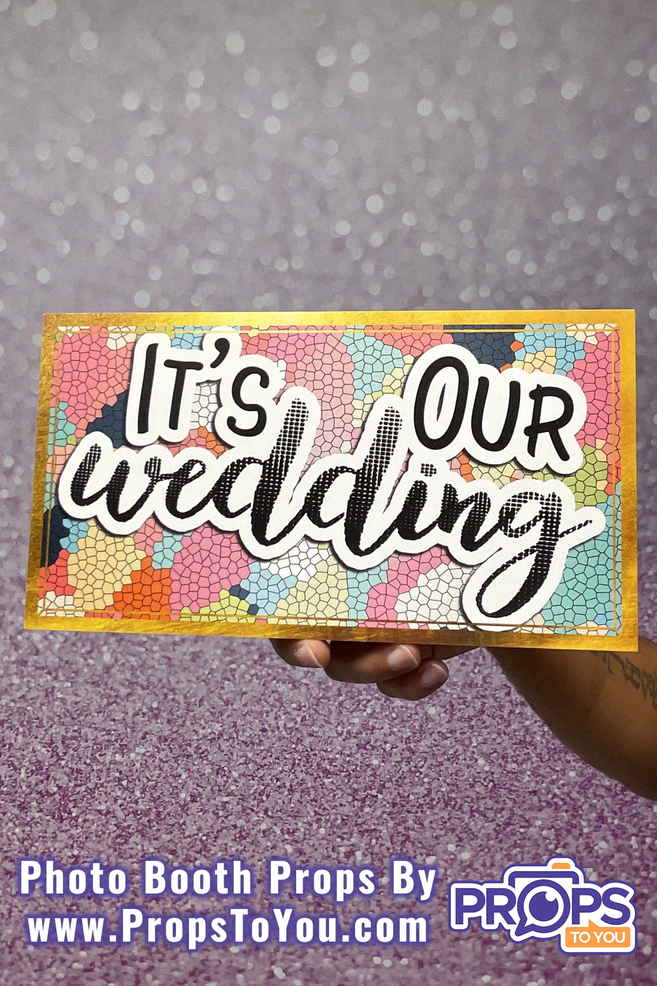 BUNDLE: Wedding Party 4 - 5 Double-Sided Photo Booth Props