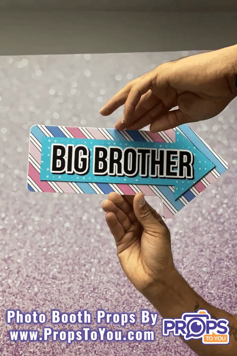 BUNDLE! Baby Shower: Family Names - 5 Double-Sided Photo Booth Props