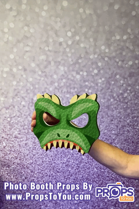 BUNDLE! Dinosaurs - 5 Double-Sided Photo Booth Props