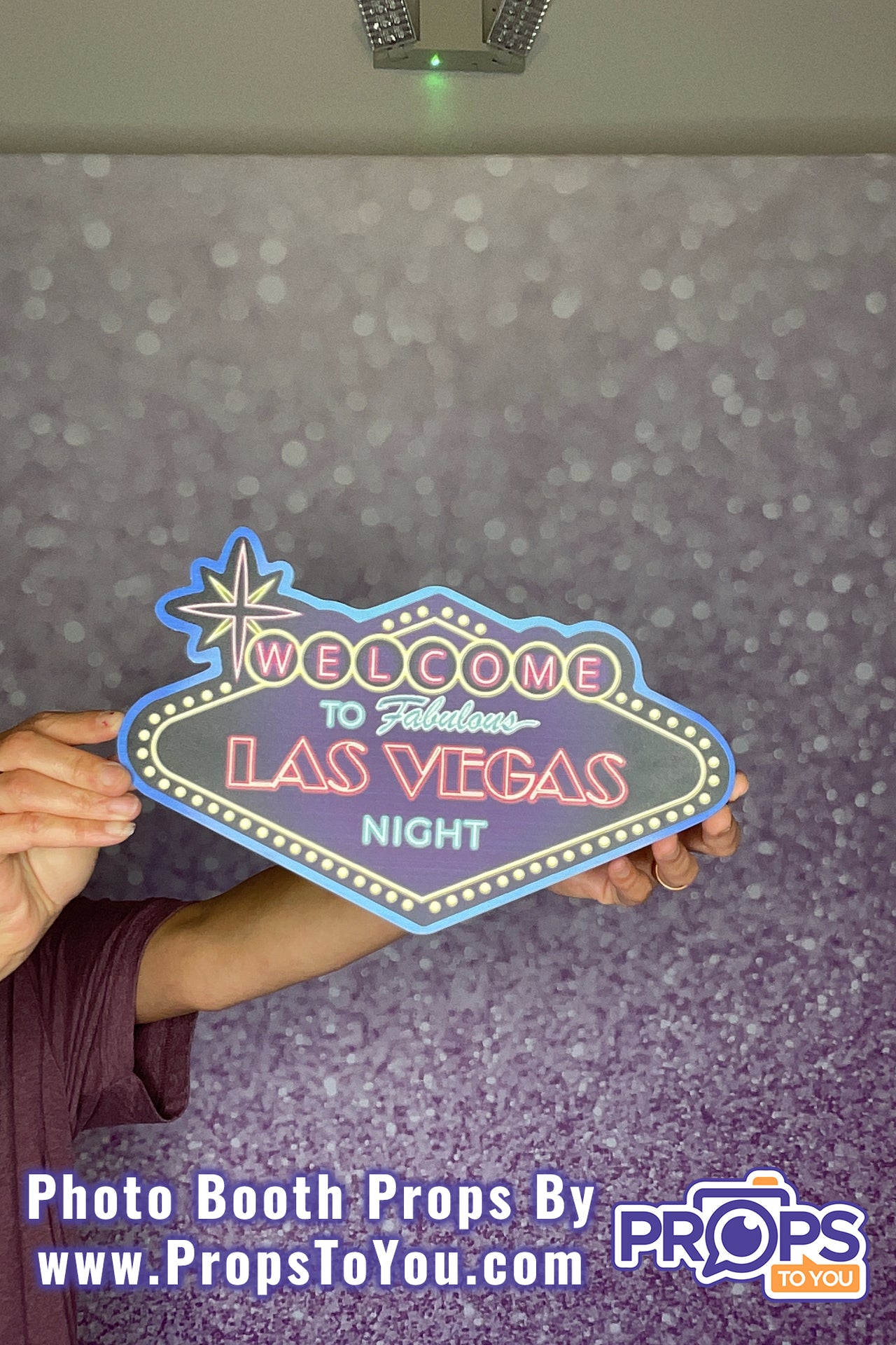 Las Vegas Casino Night: Welcome to Las Vegas/What Happens Stays Photo Booth Prop