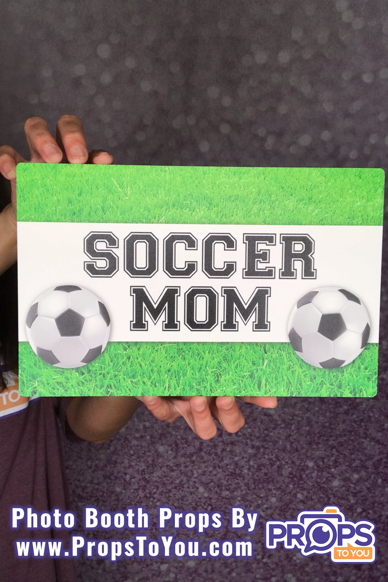 Sport Parents: Soccer Mom/Dad Photo Booth Prop