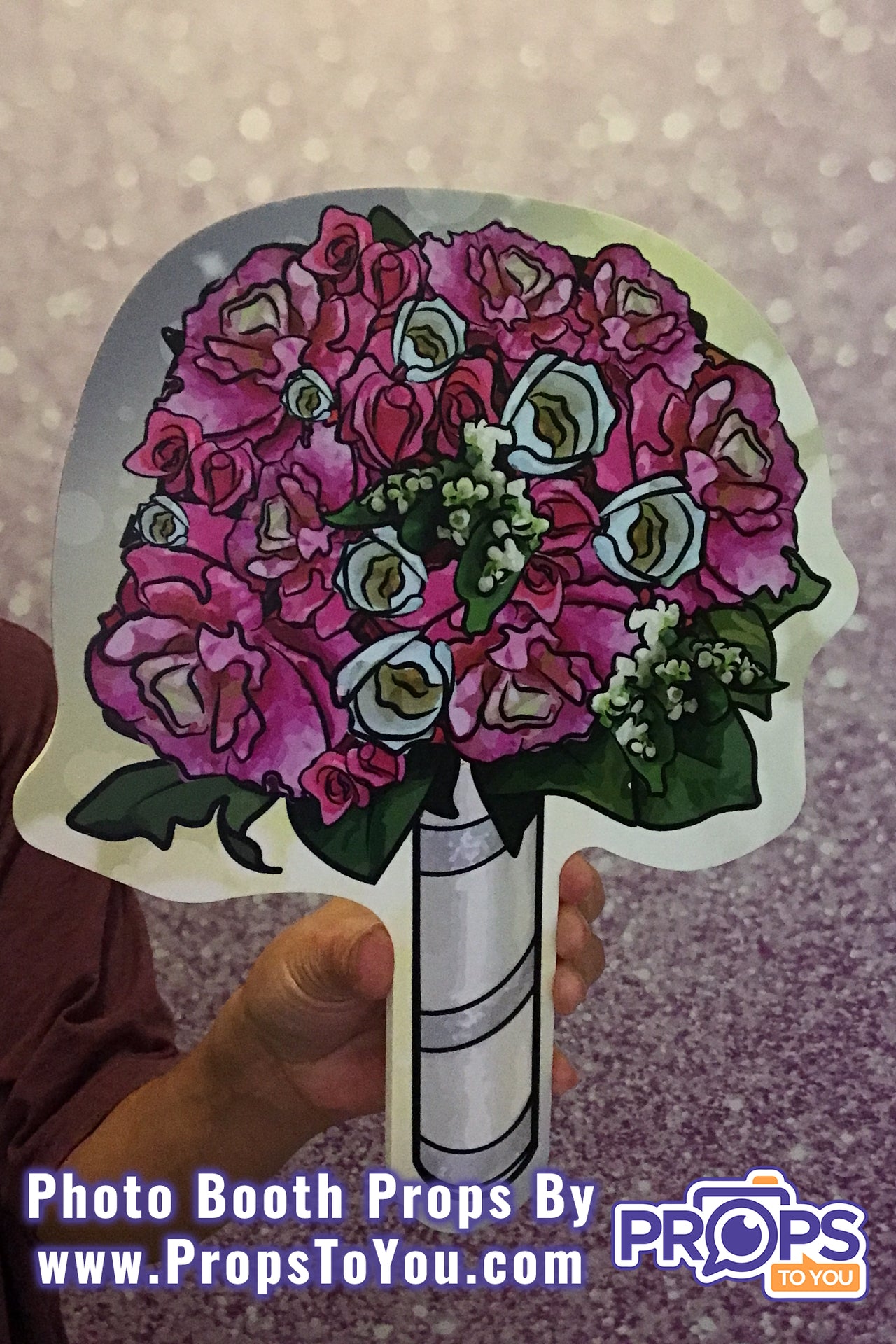 BUNDLE! Bouquets - 5 Double-Sided Photo Booth Props
