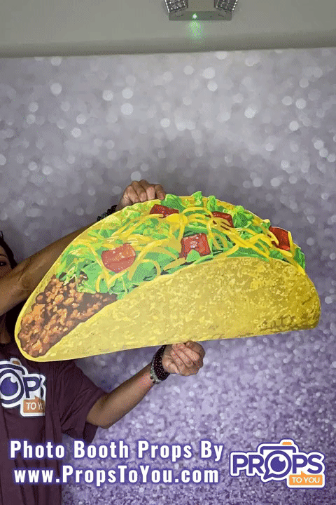 BIG Props: American/Traditional Taco Photo Booth Prop