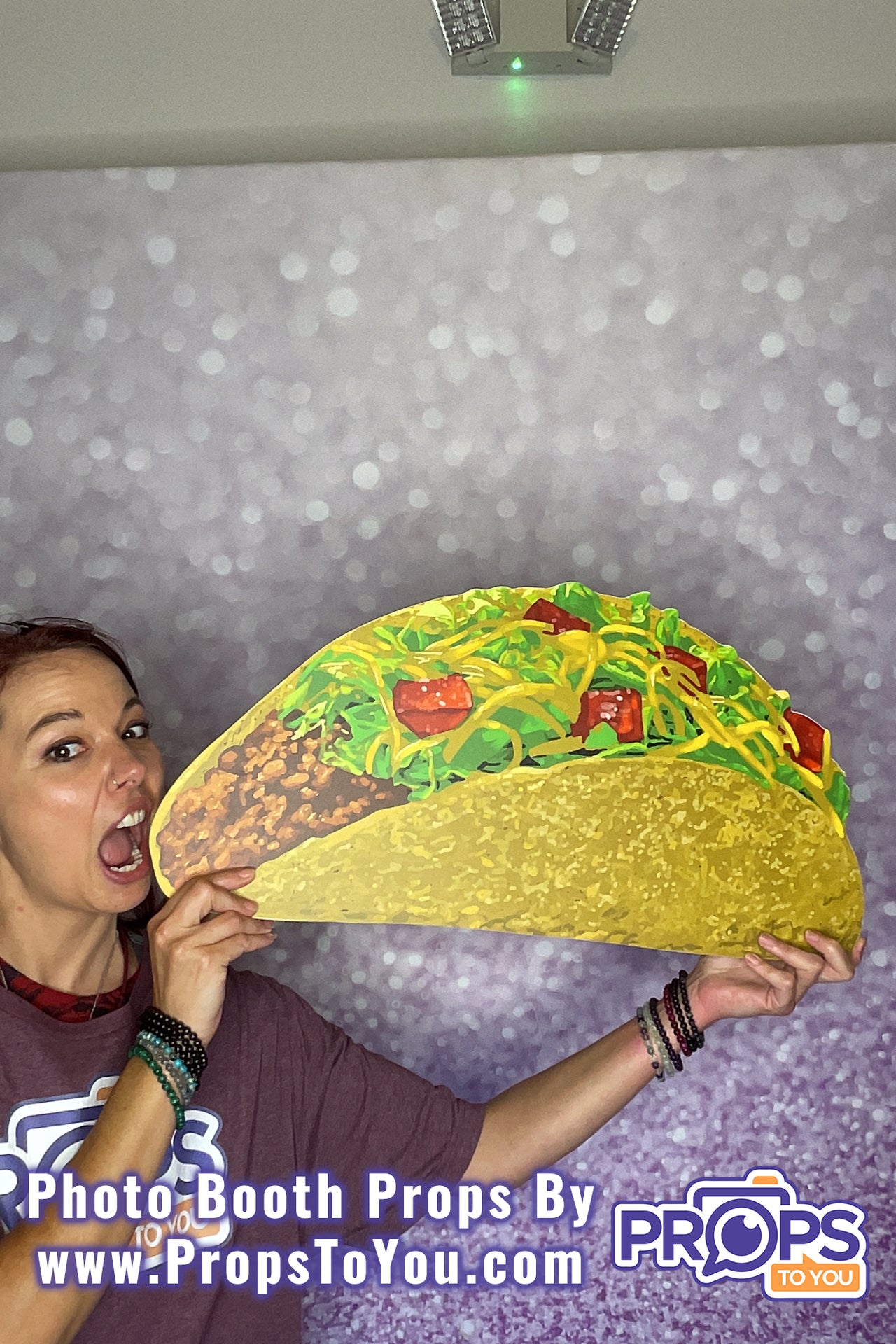 BIG Props: American/Traditional Taco Photo Booth Prop