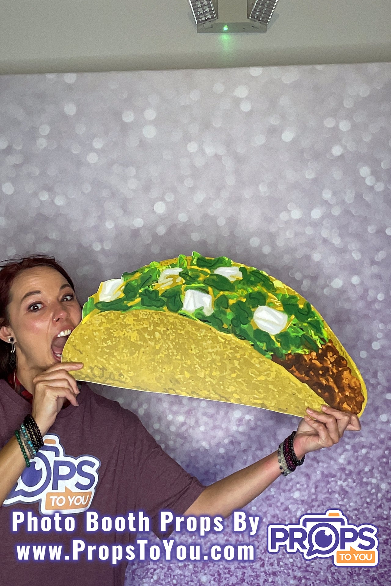 BIG Props: American/Traditional Taco Photo Booth Prop