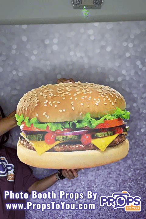 BIG Props: Cheeseburger Photo Booth Prop