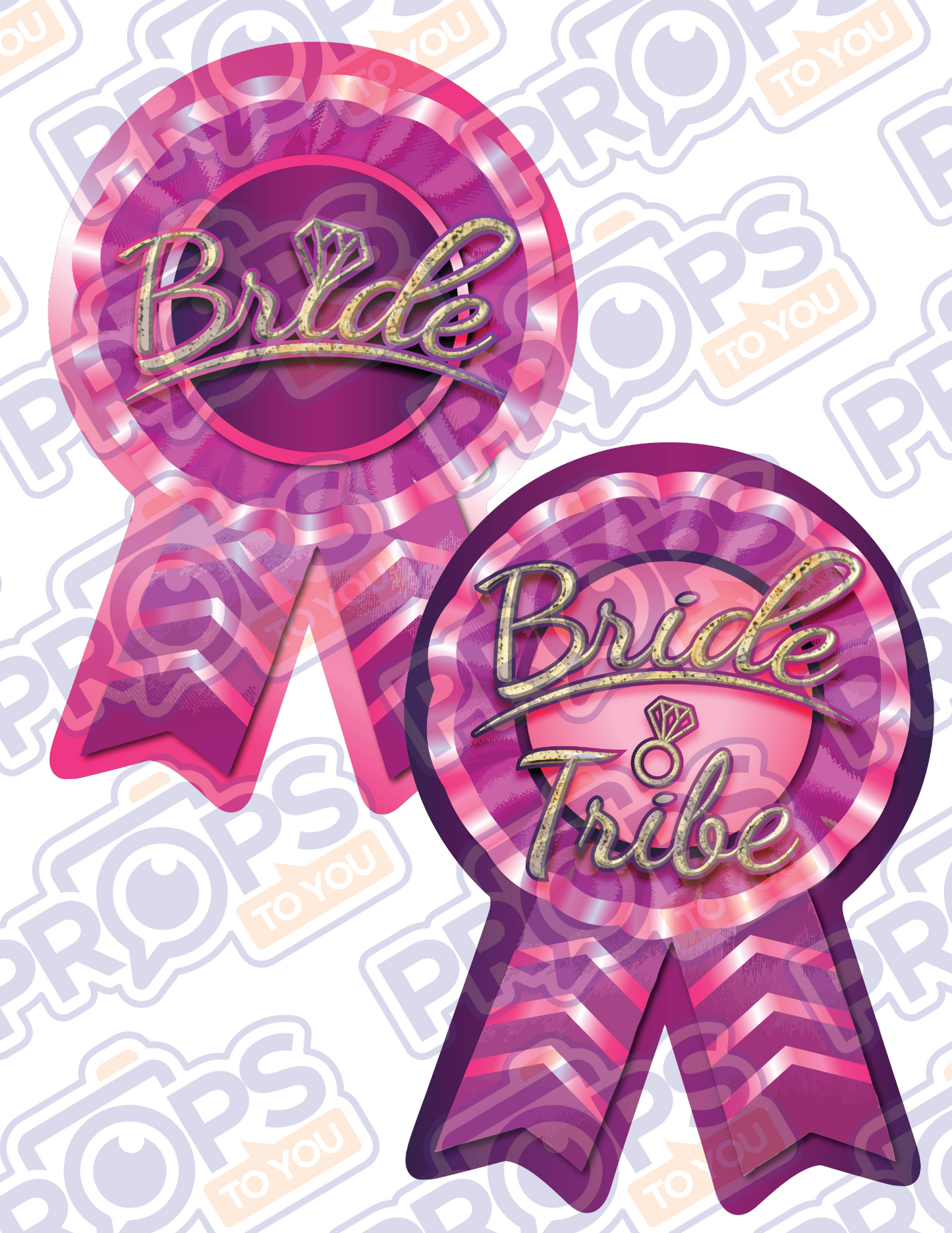 BUNDLE! Bachelorette - 5 Double-Sided Photo Booth Props