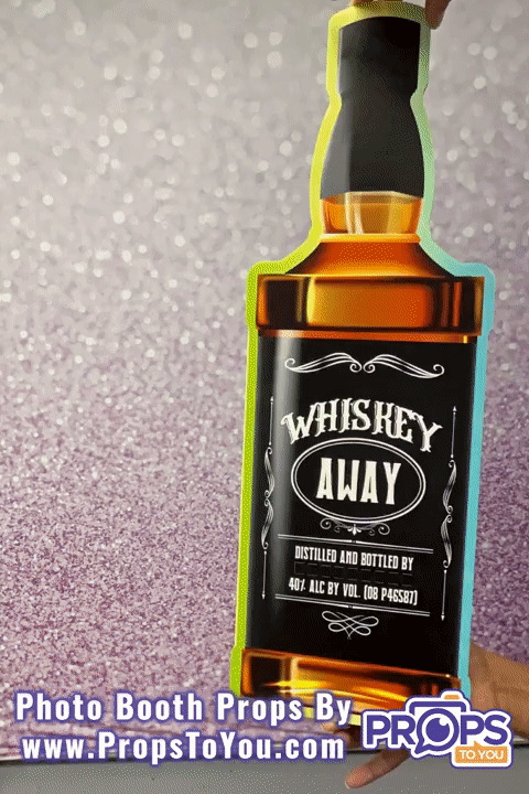 BIG Props: Alcohol! Whiskey Away/Cinnamon Fire Photo Booth Prop
