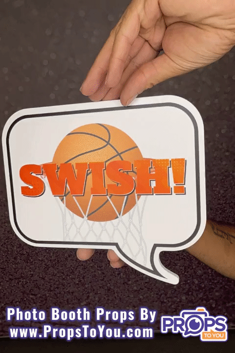BUNDLE: Basketball 5 Double-Sided Photo Booth Props